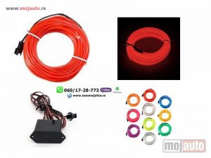 Glavna slika - Led ambijentalna traka set 2m crvena - MojAuto