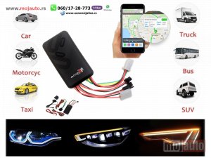 Glavna slika - Gsm Gprs Gps tracker sistem za pracenje vozila preko mobilnog telefona - MojAuto