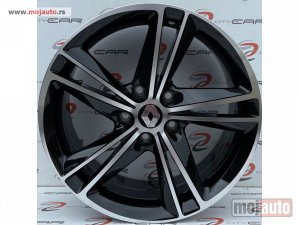 NOVI: delovi  17 Renault,Nissan Alu felne 5x114.3,  17x7.5j, et38, cb 66,1.