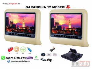 Glavna slika -  Multimedija monitor za decu dvd usb sd univerzalni 9 inca set - MojAuto