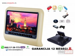 NOVI: delovi  Multimedija monitor za decu dvd usb sd univerzalni 9 inca