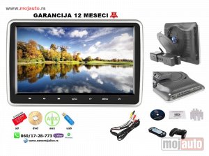 NOVI: delovi  Multimedija monitor za decu dvd usb sd univerzalni 10 inca