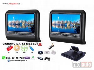 Glavna slika - Multimedija monitor za decu dvd usb sd univerzalni 9 inca set - MojAuto