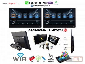 Glavna slika - Multimedija monitor za decu dvd usb sd univerzalni 12 inca set android - MojAuto