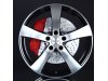 Slika 2 -  16 Alufelne 5x112/6,5j/et45/cb 57,1. Model:Dezent Re Black - MojAuto