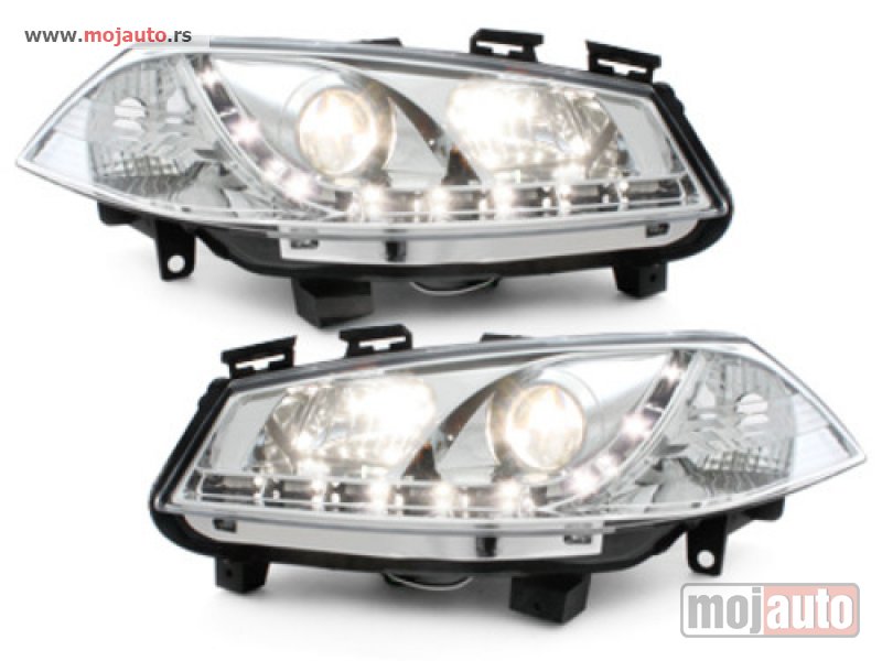 Glavna slika -  Devil Eye farovi RENAULT MEGANE II 3V/5V Hrom 03-UP - MojAuto