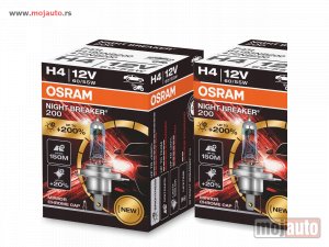 Glavna slika -  Osram H4 NB200 % pojačana sijalica - MojAuto