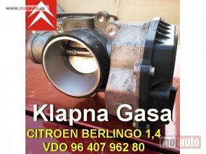 Glavna slika - KLAPNA LEPTIR GASA CITROEN C3 Berlingo C2 C4 Nemo C5 Picasso - MojAuto