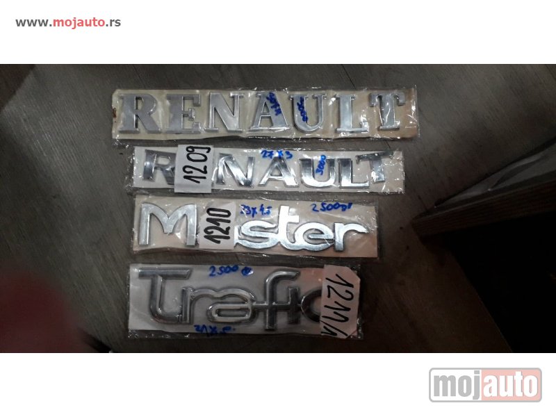 Glavna slika -  Oznake za Renault  kombi vozila.. - MojAuto