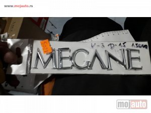 Glavna slika - Renault Megane 2,3,4 natpis zadnji... 3m samolepljiv. - MojAuto