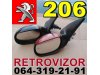 Slika 2 -  RETROVIZOR Pežo 206 Peugeot - MojAuto