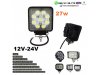 Slika 1 -  LED FAR 10CM X 10CM 27W RADNI FAR WORKING LIGHT RADNO SVETLO - MojAuto