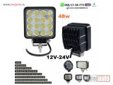 NOVI: delovi  LED FAR 11CM X 11CM 48W RADNI FAR WORKING LIGHT RADNO SVETLO