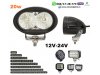 Slika 1 -  LED FAR 9,5CM X 6CM 20W RADNI FAR WORKING LIGHT RADNO SVETLO - MojAuto