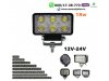 Slika 1 -  LED FAR 11CM X 6CM 18W RADNI FAR WORKING LIGHT RADNO SVETLO - MojAuto