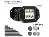 Slika 1 -  LED FAR 12CM X 9CM 24W RADNI FAR WORKING LIGHT RADNO SVETLO - MojAuto