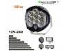 Slika 1 -  LED FAR 12CM 90W RADNI FAR WORKING LIGHT RADNO SVETLO - MojAuto