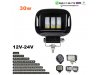 Slika 1 -  LED FAR 12CM X 15CM 30W RADNI FAR WORKING LIGHT RADNO SVETLO - MojAuto