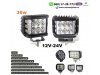 Slika 1 -  LED FAR 10CM X 9CM 36W RADNI FAR WORKING LIGHT RADNO SVETLO - MojAuto