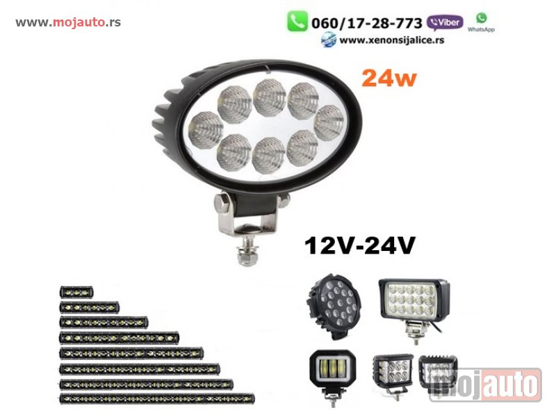 Glavna slika -  LED FAR 14CM X 9CM 24W RADNI FAR WORKING LIGHT RADNO SVETLO - MojAuto