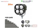 NOVI: delovi  LED FAR 8CM X 8CM 20W RADNI FAR WORKING LIGHT RADNO SVETLO