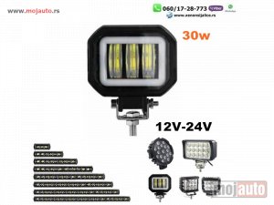 NOVI: delovi  LED FAR 7CM X 9CM 30W RADNI FAR WORKING LIGHT RADNO SVETLO