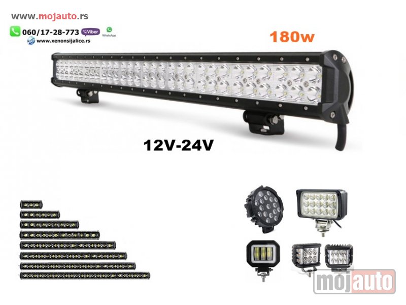 Glavna slika -  LED BAR 28'' 70CM 180W LED FAR LED RADNI FAR LED WORKING LIGHT - MojAuto