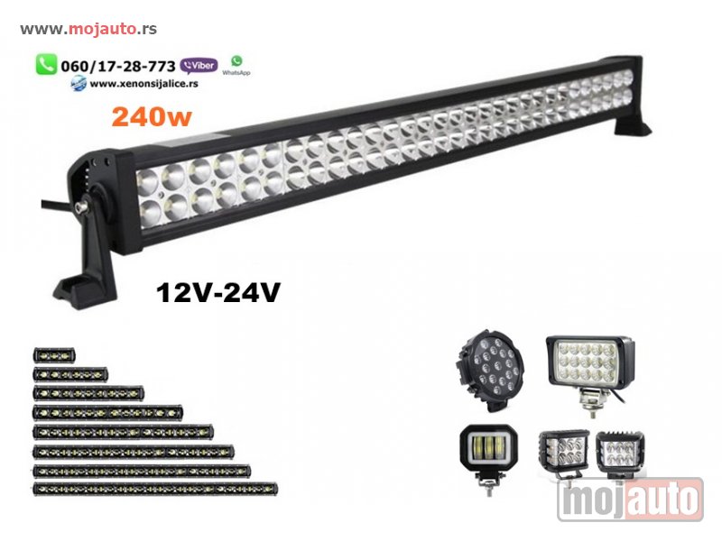 Glavna slika -  LED BAR 42'' 105CM 240W LED FAR LED RADNI FAR LED WORKING LIGHT - MojAuto