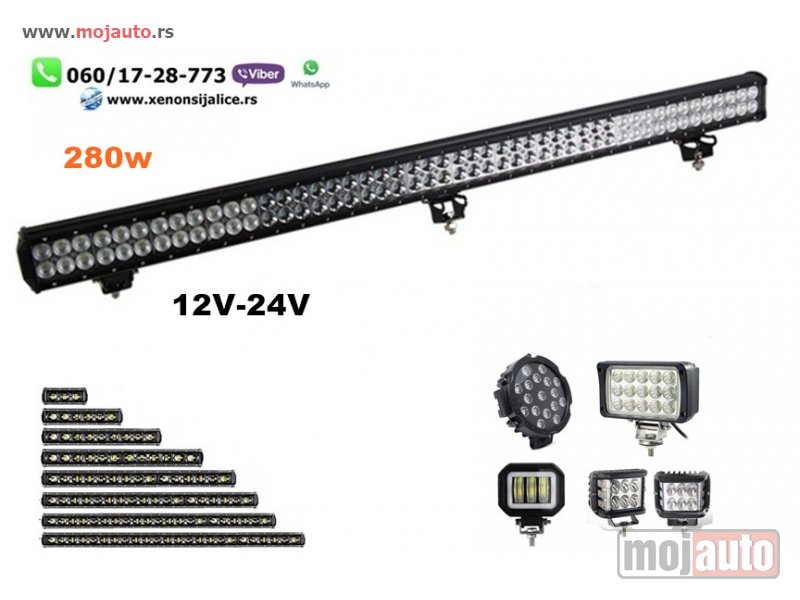 Glavna slika -  LED BAR 44'' 110CM 288W LED FAR LED RADNI FAR LED WORKING LIGHT - MojAuto