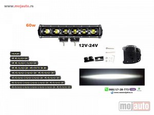 NOVI: delovi  LED BAR 9D 15'' 37CM 60W LED FAR LED RADNI FAR LED WORKING LIGHT