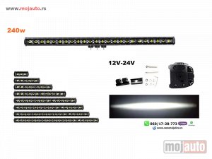 NOVI: delovi  LED BAR 9D 52'' 135CM 240W LED FAR LED RADNI FAR LED WORKING LIGHT