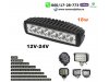 Slika 1 -  LED FAR 18CM X 5CM 18W RADNI FAR WORKING LIGHT RADNO SVETLO DZIP KVAD PROGRAM - MojAuto