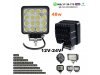 Slika 1 -  LED FAR 11CM X 11CM 48W RADNI FAR WORKING LIGHT RADNO SVETLO DZIP KVAD PROGRAM - MojAuto