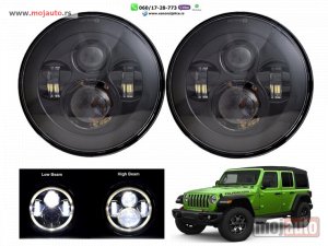 Glavna slika - LED FAROVI UNIVERZALNI 18CM 2X60W BI LED FUL LED DZIP KVAD PROGRAM - MojAuto