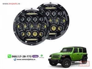 Glavna slika -  LED FAROVI UNIVERZALNI 18CM 2X60W BI LED FUL LED - MojAuto
