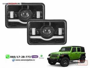 Glavna slika - LED FAROVI UNIVERZALNI 18CM X 13CM 2X60W BI LED FUL LED - MojAuto