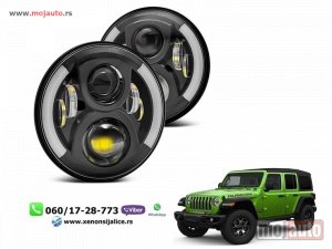 Glavna slika - LED FAROVI UNIVERZALNI 18CM 2X60W BI LED FUL LED DZIP KVAD PROGRAM - MojAuto
