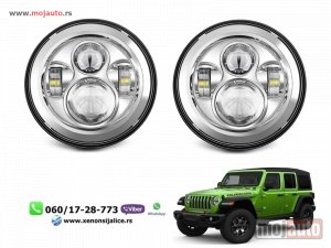 Glavna slika - LED FAROVI UNIVERZALNI 18CM 2X60W BI LED FUL LED - MojAuto