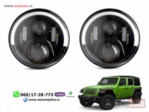 Glavna slika -  LED FAROVI UNIVERZALNI 18CM 2X60W BI LED FUL LED DZIP KVAD PROGRAM - MojAuto