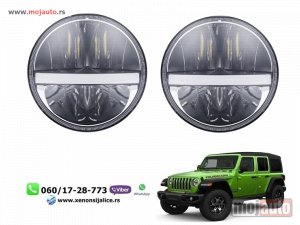 Glavna slika - LED FAROVI UNIVERZALNI 18CM 2X60W BI LED FUL LED - MojAuto