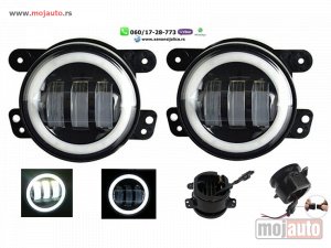 Glavna slika -  LED MAGLENKE UNIVERZALNI 10CM 2X30W BI LED FUL LED - MojAuto