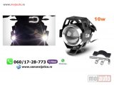 NOVI: delovi  UNIVERZALNI LED FAR ZA MOTORE 10W LED MOTO FAR 7,5CM X 7,8CM