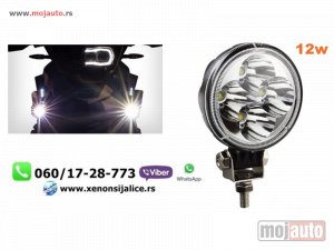 Glavna slika -  UNIVERZALNI LED FAR ZA MOTORE 12W LED MOTO FAR 8CM - MojAuto