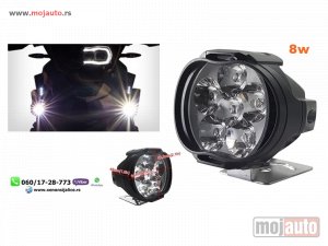 NOVI: delovi  UNIVERZALNI LED FAR ZA MOTORE 8W LED MOTO FAR 6CM X 5CM