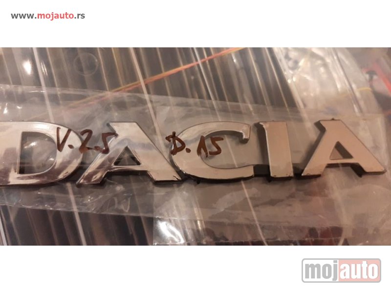 Glavna slika -  Dacia natpisi/oznake samolepljivi 3m... - MojAuto