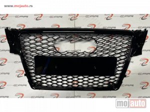 NOVI: delovi  RS4 Gril prednja maska black za Audi