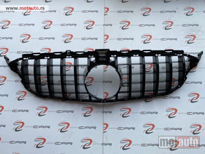 Glavna slika -  W205 GT Gril prednja maska black kamera za Mercedes Benz - MojAuto