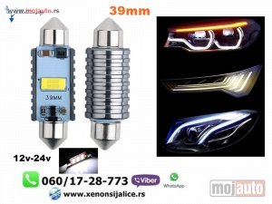 Glavna slika - C5W sulifidne led sijalice 39mm kan bus bele - MojAuto