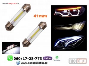 NOVI: delovi  C5W sulifidne led sijalice 41mm bele