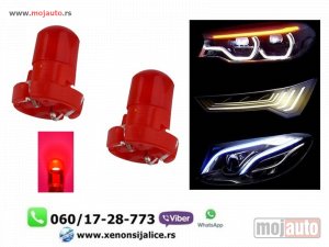 Glavna slika -  T3 led sijalice crvene - MojAuto